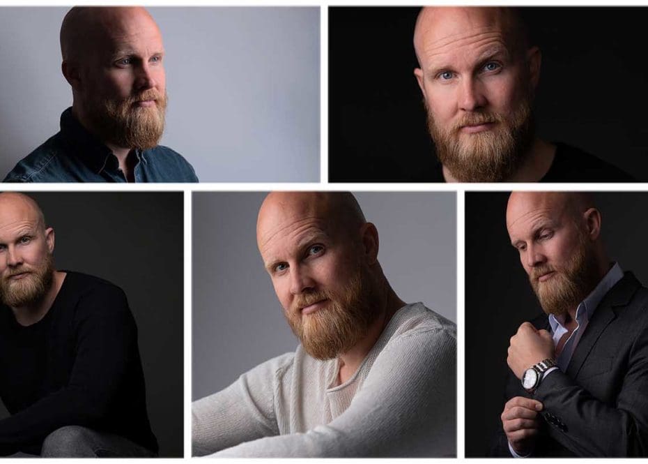 5 Portrait looks with 1 light