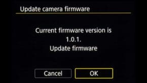 How to update Canon firmware