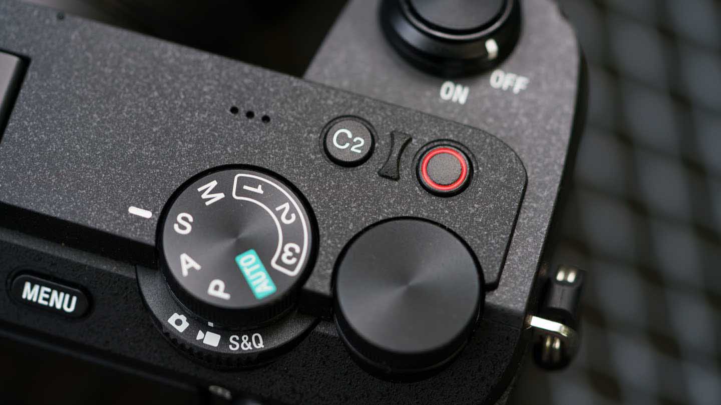 Sony A6700 review: C2 and record buttons